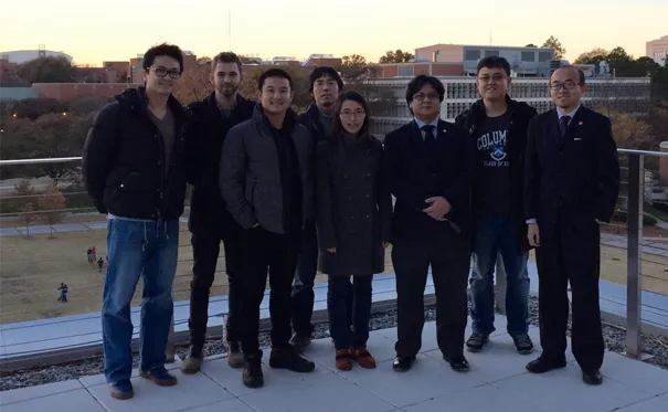From left to right: Xiaozheng Li (Prof. Banta's group), Matt Conway (former CRIS member), Albert, Dan Zhao (Prof. Kumar's group), Jingyun Ye (Dan's wife), Miguel, Yi Liu (former Columbia undergrad), and Yu