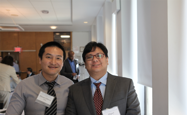 Albert and Miguel at Kellogg Center